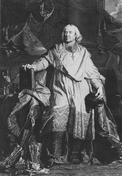 Jacques Benigne Bossuet by Pierre Imbert Drevet